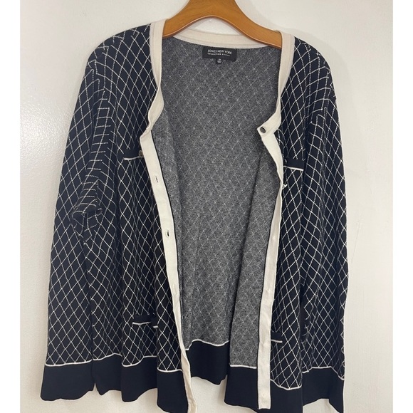 Jones New York Collection Women’s Botton Down Sweater Size: 3X - Picture 3 of 5